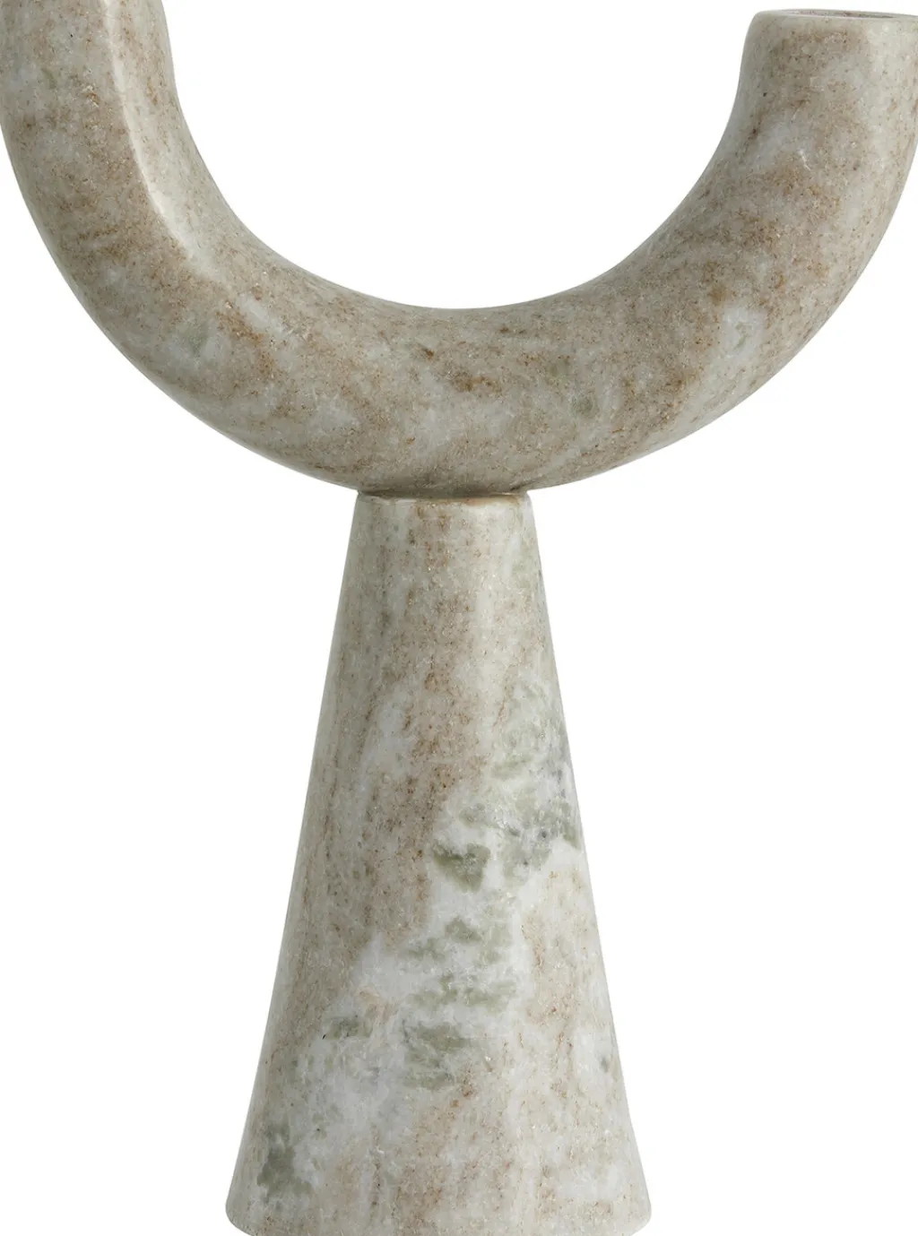 New Rif Lysestage H26,5 cm, Lys brun Lysestager