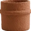 Hot Nordal Rote Urtepotte no. 2 H12 cm, Rust