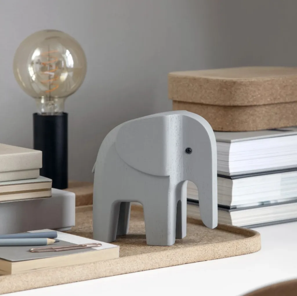 Discount Elefant Jubilæumsudgave WWF, Grå Ask Stue|Træfigurer Og Figurer