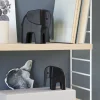 Outlet Elefant, Sortbejdset Eg Træfigurer Og Figurer