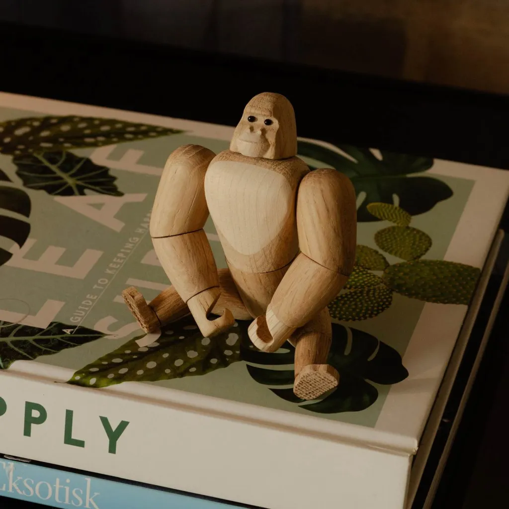 Hot Gorilla Mini, Eg/Ahorn Træfigurer Og Figurer