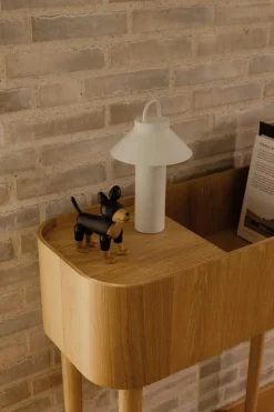 Novoform Træfigurer Og Figurer > Hund Charlie, Natur/Sort Eg
