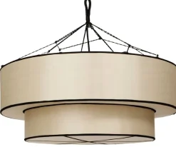 Outlet Indochina Classic Loftslampe Tophat ?75 cm, Kit/Sort Loftlamper