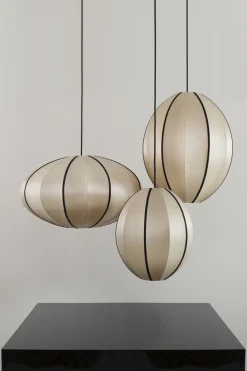 Outlet Indochina Classic Lampeskærm Pumpkin Ø65 cm, Kit/Sort Børn Lamper Til Soveværelset|Lamper Til Børneværelset