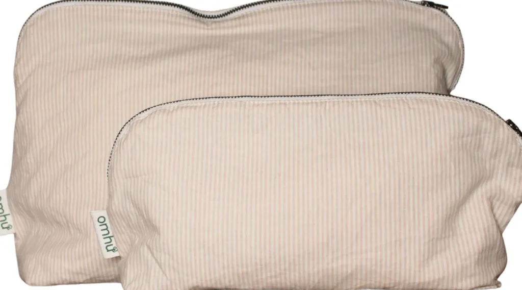 Online Mini Strib Toilettaske 34x24 cm, Badeværelse|Opbevaring Til Badeværelset