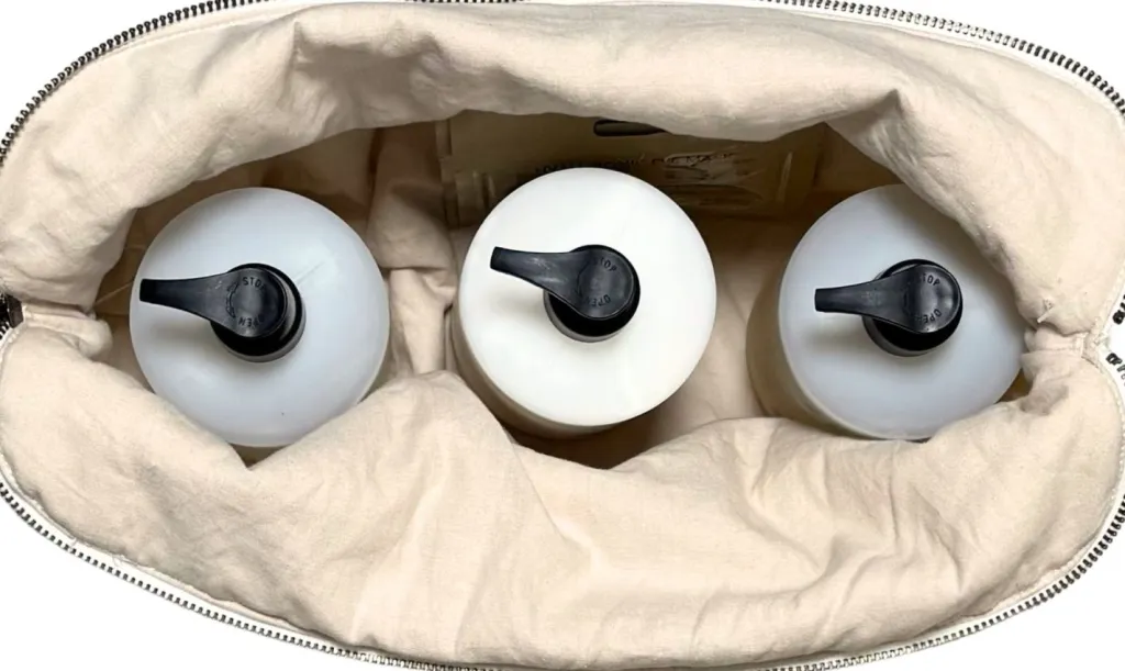 Online Mini Strib Toilettaske 34x24 cm, Badeværelse|Opbevaring Til Badeværelset