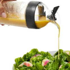 New Dressingflaske 350 ml, Klar Dressingflasker, Olie- Og Eddikeflasker|Opbevaring Til Køkkenet