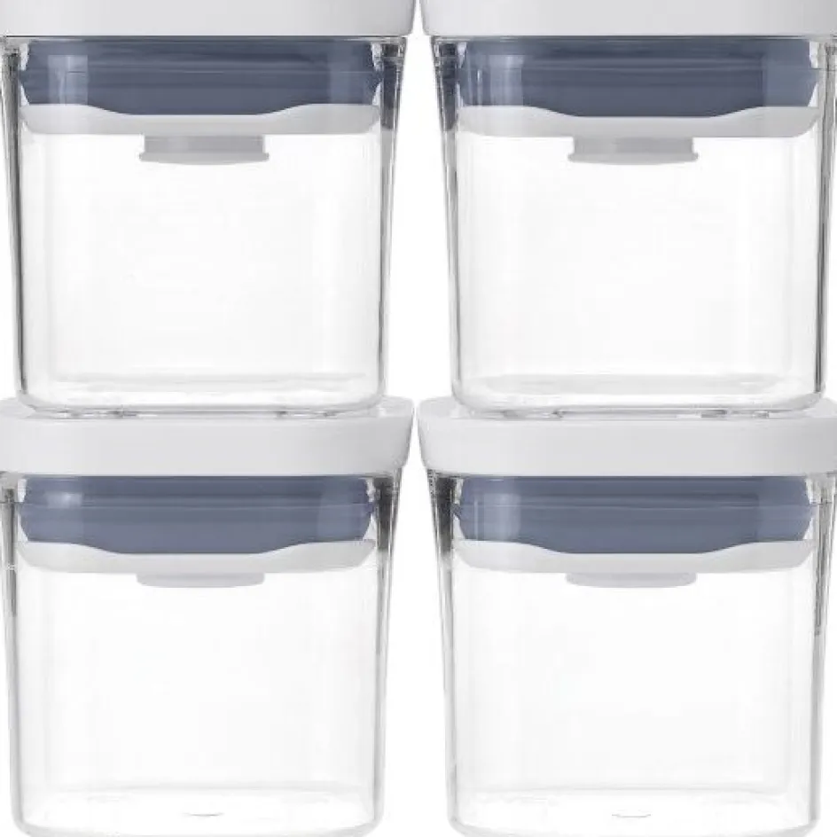 Hot OXO Good Grips Mini POP Opbevaringsbøtte 4 stk. 0,2 L, Transparent Hvid