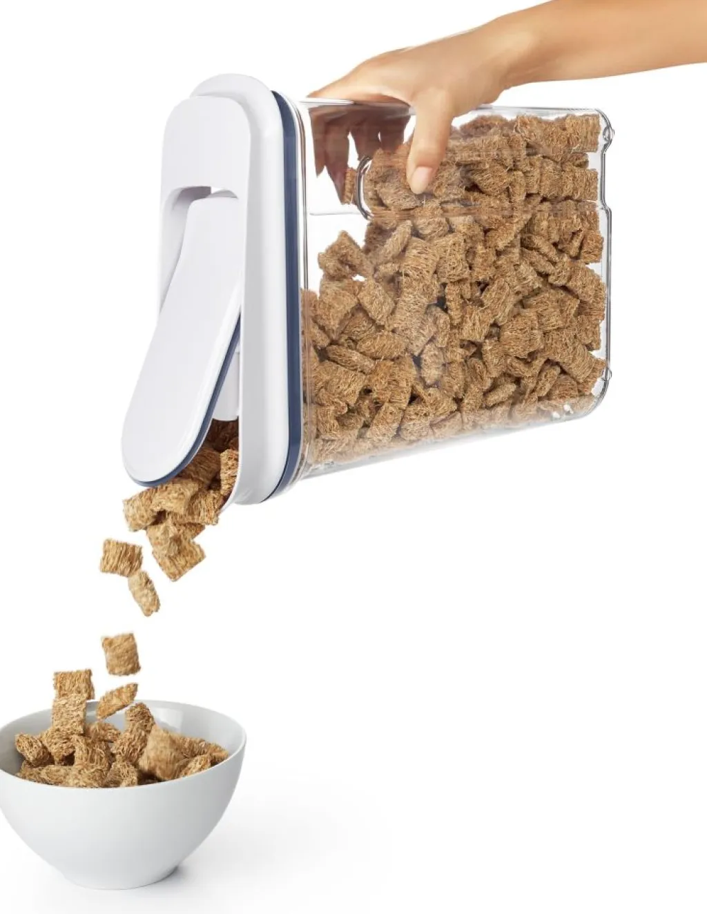 Hot Good Grips POP Dispenser 4,2 L, Transparent Hvid Opbevaring Til Køkkenet|Madopbevaring