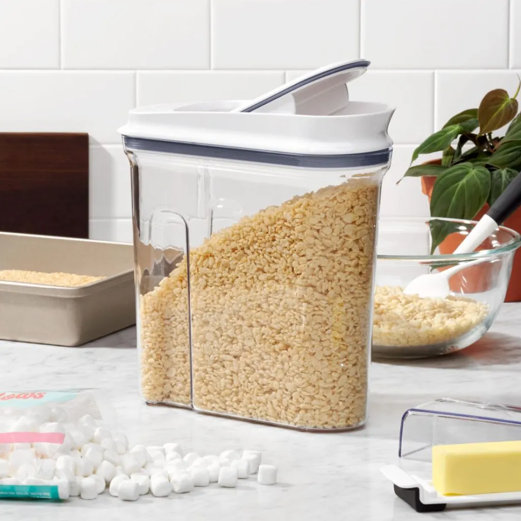 Hot Good Grips POP Dispenser 4,2 L, Transparent Hvid Opbevaring Til Køkkenet|Madopbevaring