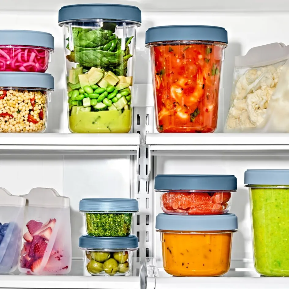 Sale OXO Good Grips Twist & Stack Opbevaringsbøtte , Blå
