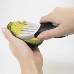 Sale 3-i-1 Avocadodeler, Hvid Skrælleredskaber
