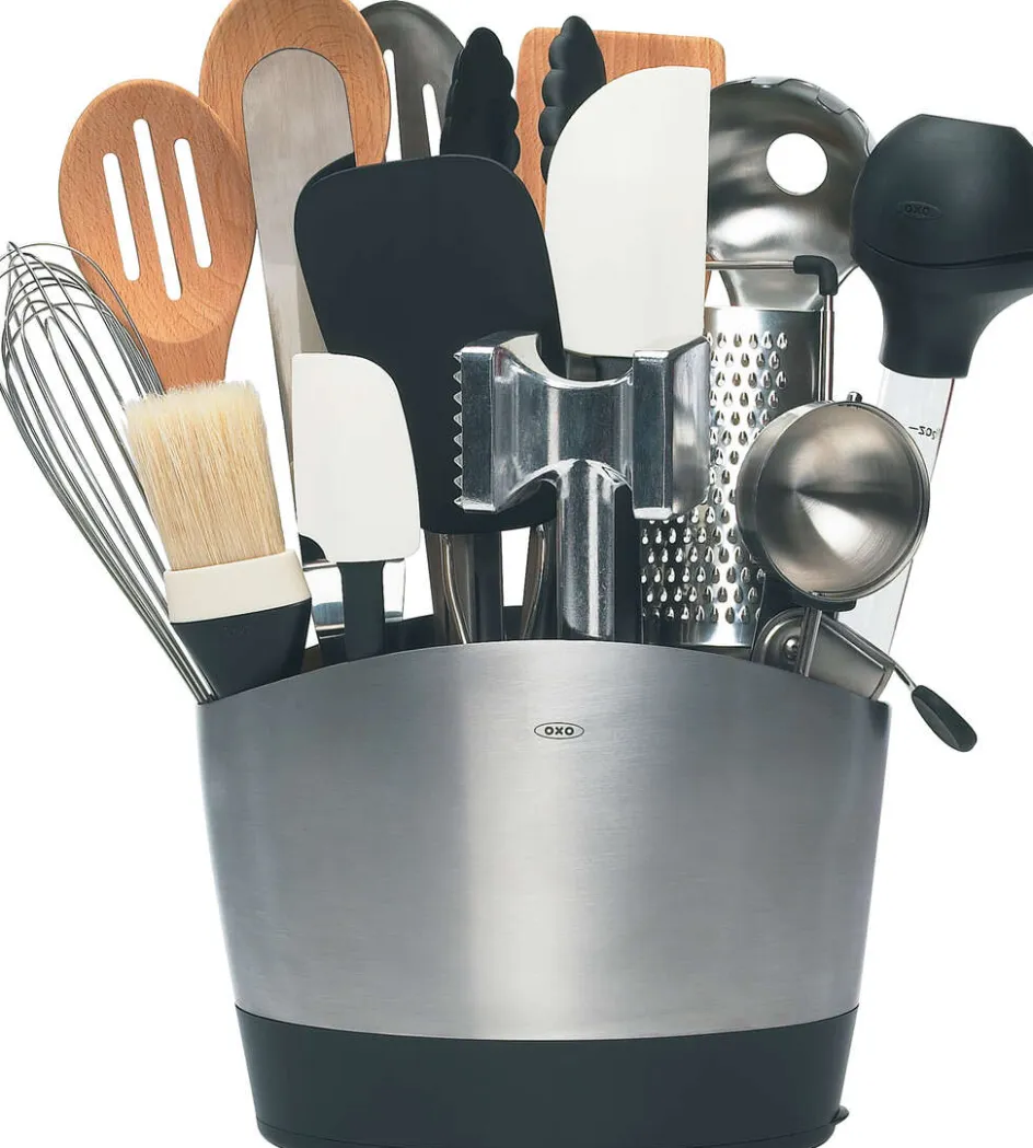 Discount OXO Køkkenredskabsholder H16 cm, Stål