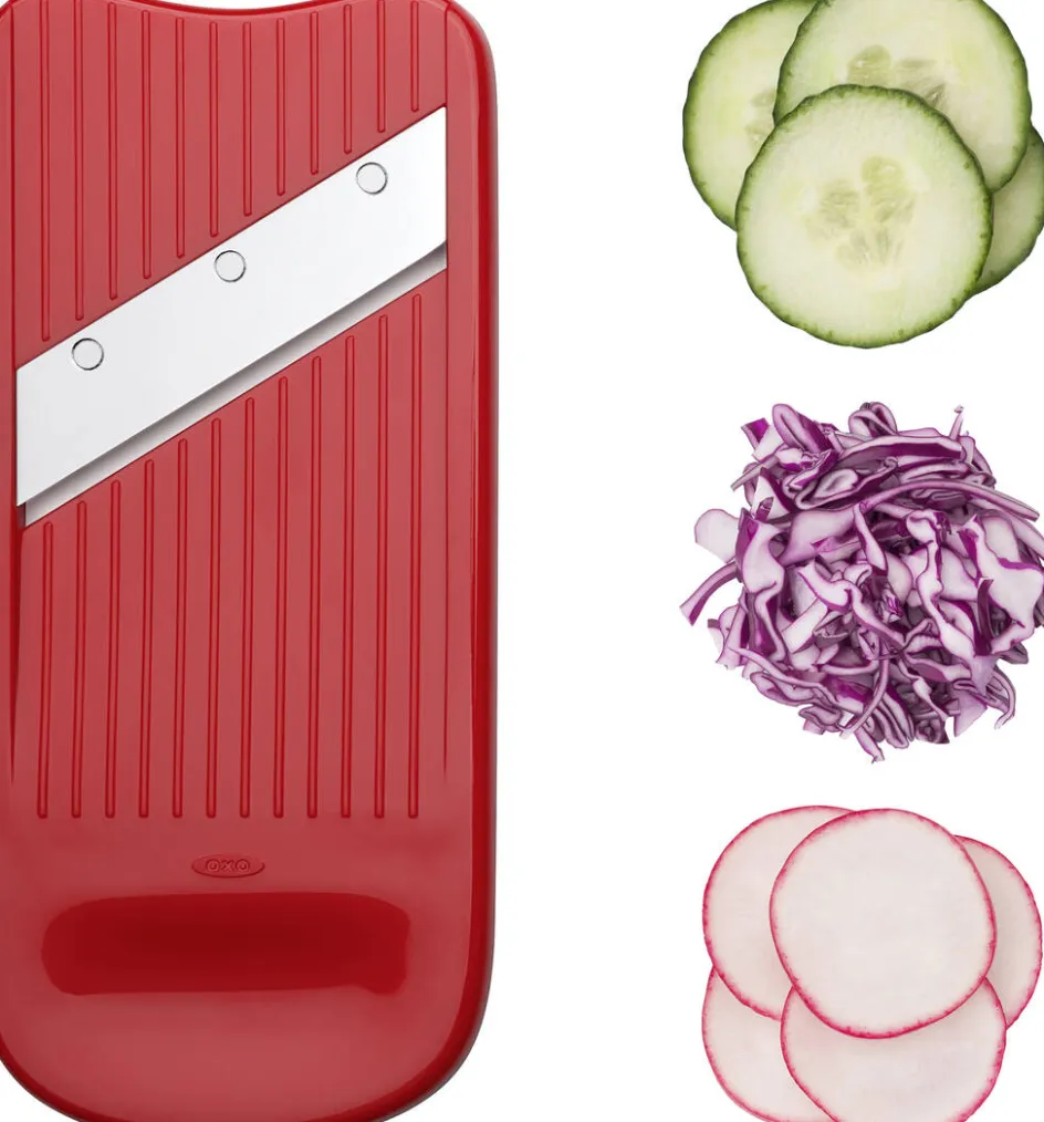 Online OXO Mandolinjern Spiralizer- og Grater-sæt, Hvid