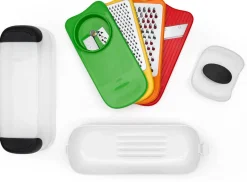 Online OXO Mandolinjern Spiralizer- og Grater-sæt, Hvid