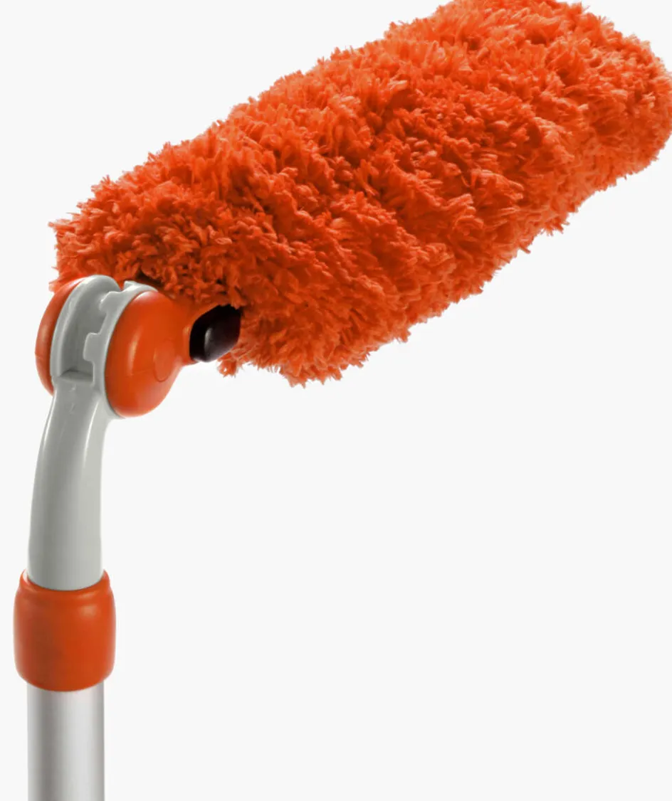Online OXO Mikrofiberstøvkost m. Teleskopstang 92 cm, Orange