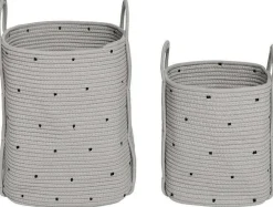 OYOY Kurve Og Kasser > Dot Kurv 2 stk, Clay