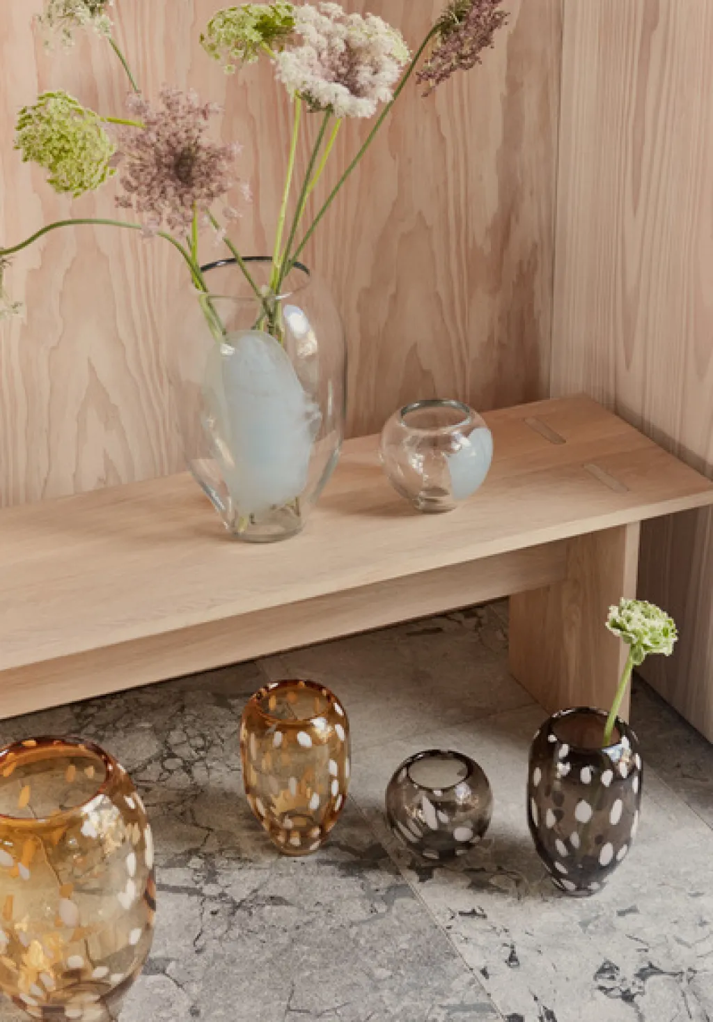OYOY Stue|Vaser > Jali Vase H13 cm, Ice