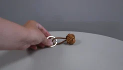 Outlet Knot Nøglering, Læder Nøgleringe Og Kortholdere