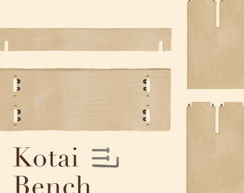OYOY Entre|Stole > Kotai Bænk 110 cm, Eg