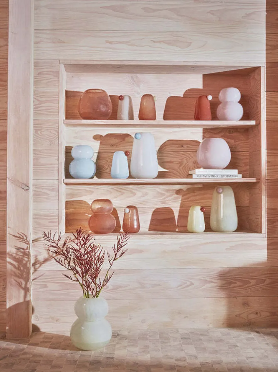 Discount OYOY Lasi Vase H23 cm, Ice