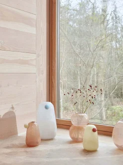 Discount OYOY Lasi Vase H, Taupe