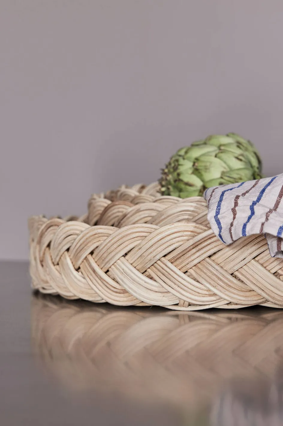 Sale OYOY Maru Brødkurv Ø34 cm, Rattan