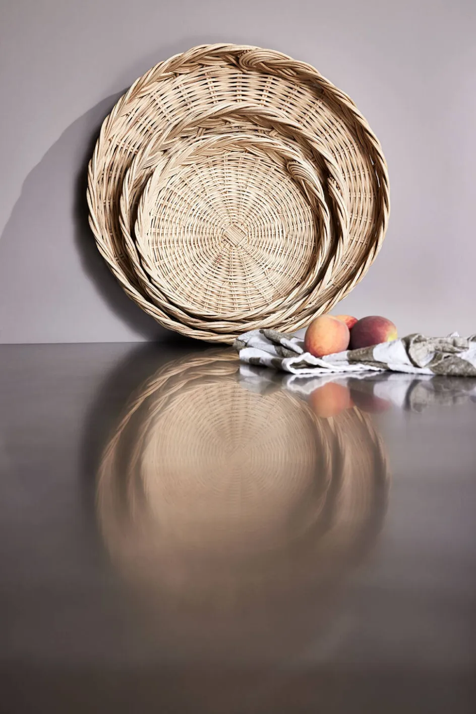 Sale OYOY Maru Brødkurv Ø34 cm, Rattan