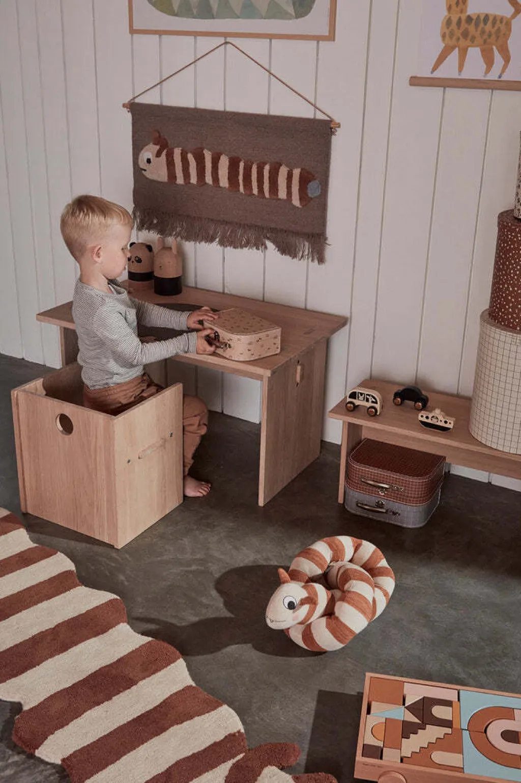 Best Arca Bænk 67 cm, Eg Børn Børnebænke Og -Sofaer|Møbler Til Børneværelset