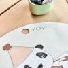 Online OYOY Mini Dækkeserviet Pompom Panda Ø39 cm, Offwhite