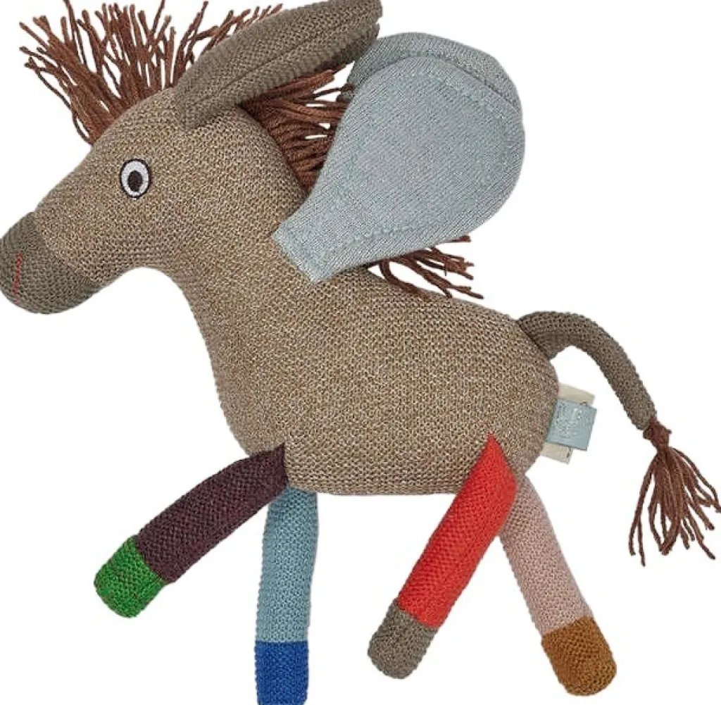 Børn OYOY Mini Tøjdyr Og Nusseklude > Donny Sky Donkey, Multi