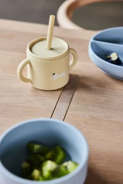 Online OYOY Mini Enkei Skål m. Sugekop Ø12 cm, Dusty Blue