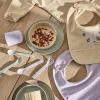 Outlet Hagesmæk Lun Lun Panda 2 stk. 34 cm, Vanilla/Lavender Børn Hagesmække Og Savlesmække|Hagesmække