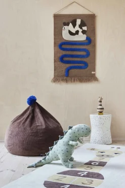 Børn OYOY Mini Legetæpper Og Tumlemåtter|Tæpper Og Måtter > Hinketæppe Giraf 75x180 cm,