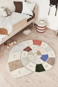 Børn OYOY Mini Tøjdyr Og Nusseklude > Kaja Parakit-bamse 24 cm, Offwhite/Peach