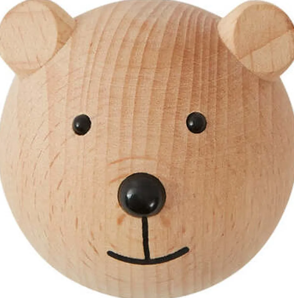 Best OYOY Mini Knage Bamse 4,5 cm, Bøg