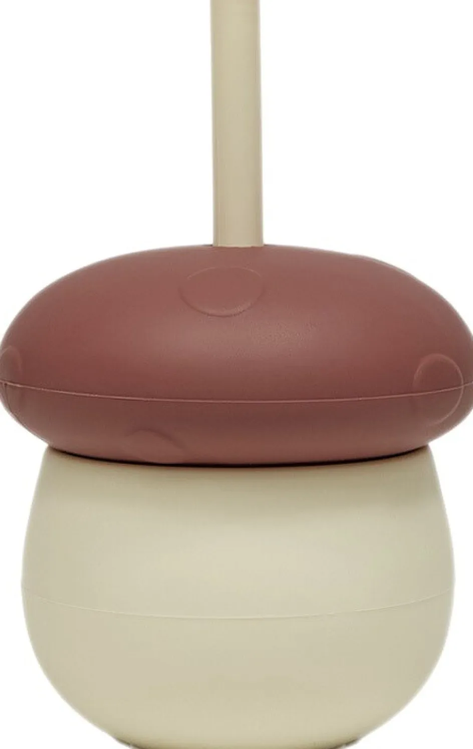 Hot OYOY Mini Kop Mushroom 22 cl, Offwhite/Rød