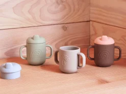 Clearance Låg til Kappu- og Mellow-kop 2 stk Ø6,5 cm, Børn Børneglas Og Kopper|Børneglas Og Kopper