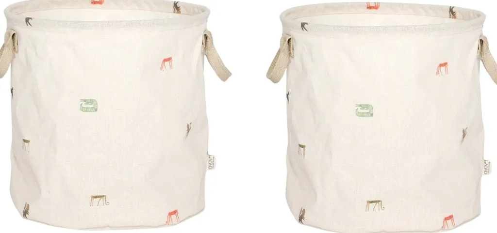 Moira Opbevaringskurv 2 stk. H32 cm, Multi Børn Opbevaring Til Børneværelset|Børneværelse