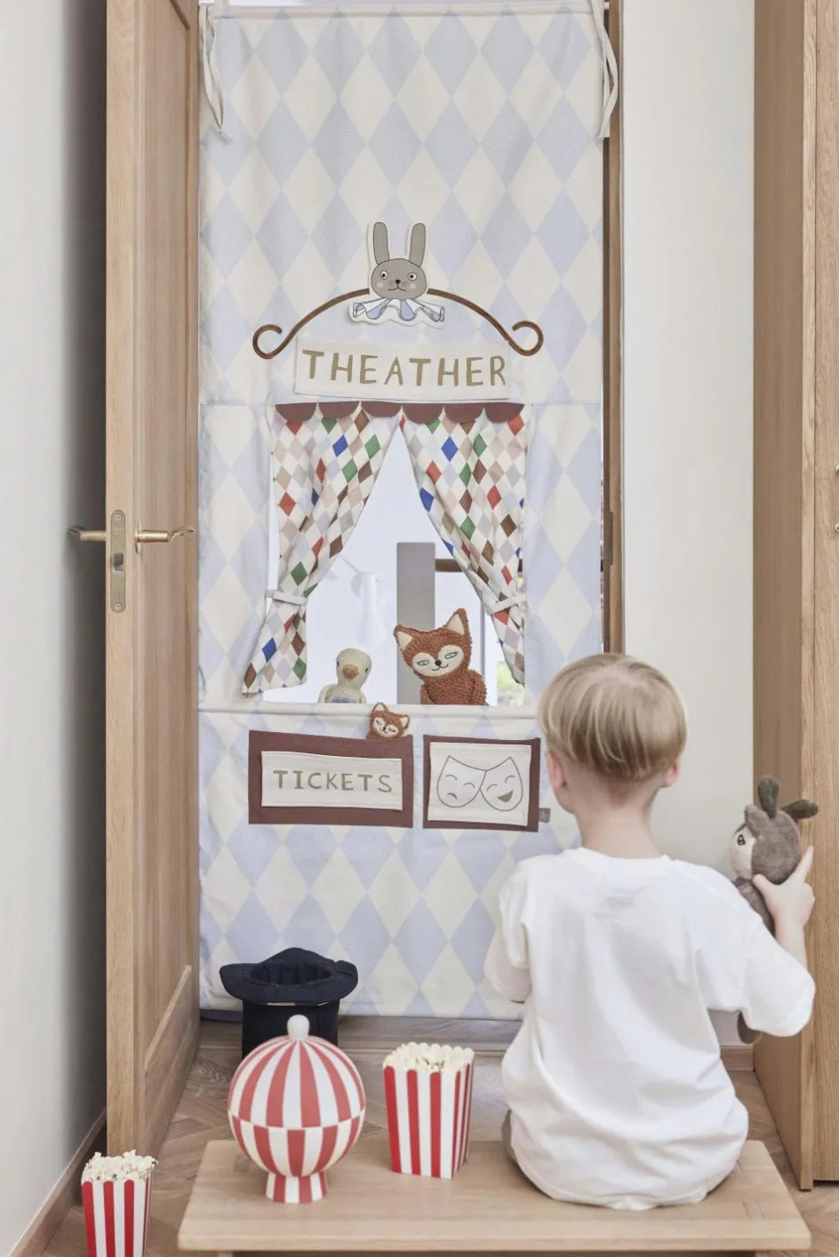 Outlet OYOY Mini Play Door Cirkus & Theater H192 cm, Multi