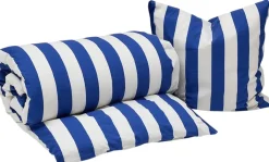 New Shima Juniorsengetøj , Optic Blue Børn Soveværelse|Sengeudstyr Til Børn