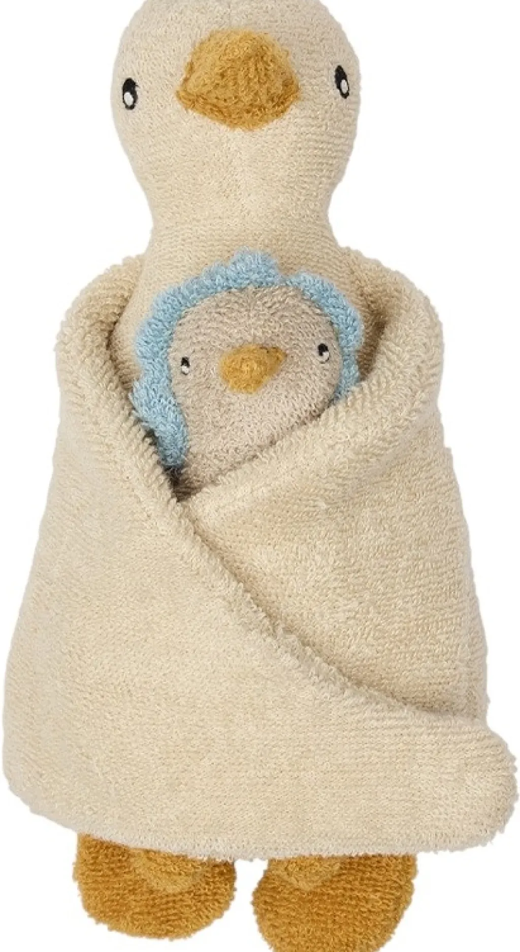 New Tøjdyr Dora & Baby Dolli Duck 31 cm, Cloud/Ice Blue Børn Tøjdyr Og Nusseklude