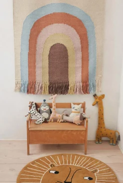 Børn OYOY Mini Tøjdyr Og Nusseklude > Tøjdyr Giraf Baby Guggi 32 cm, Rosa