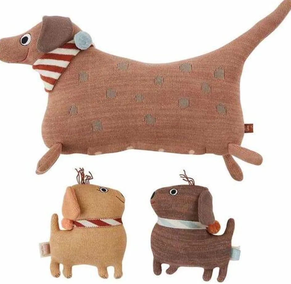 Online OYOY Mini Tøjdyr Hunsi Hund Med To Hvalpe Coco & Max 3 Dele, Multi