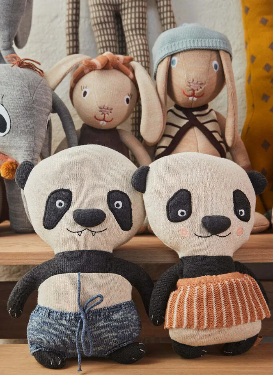 Clearance OYOY Mini Tøjdyr Pandabjørn Lun Lun 28 cm, Multi