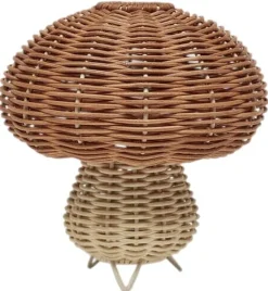 Sale Trådløs Natlampe Svamp 15 cm, Rattan Børn Lamper Til Soveværelset|Lamper Til Børneværelset