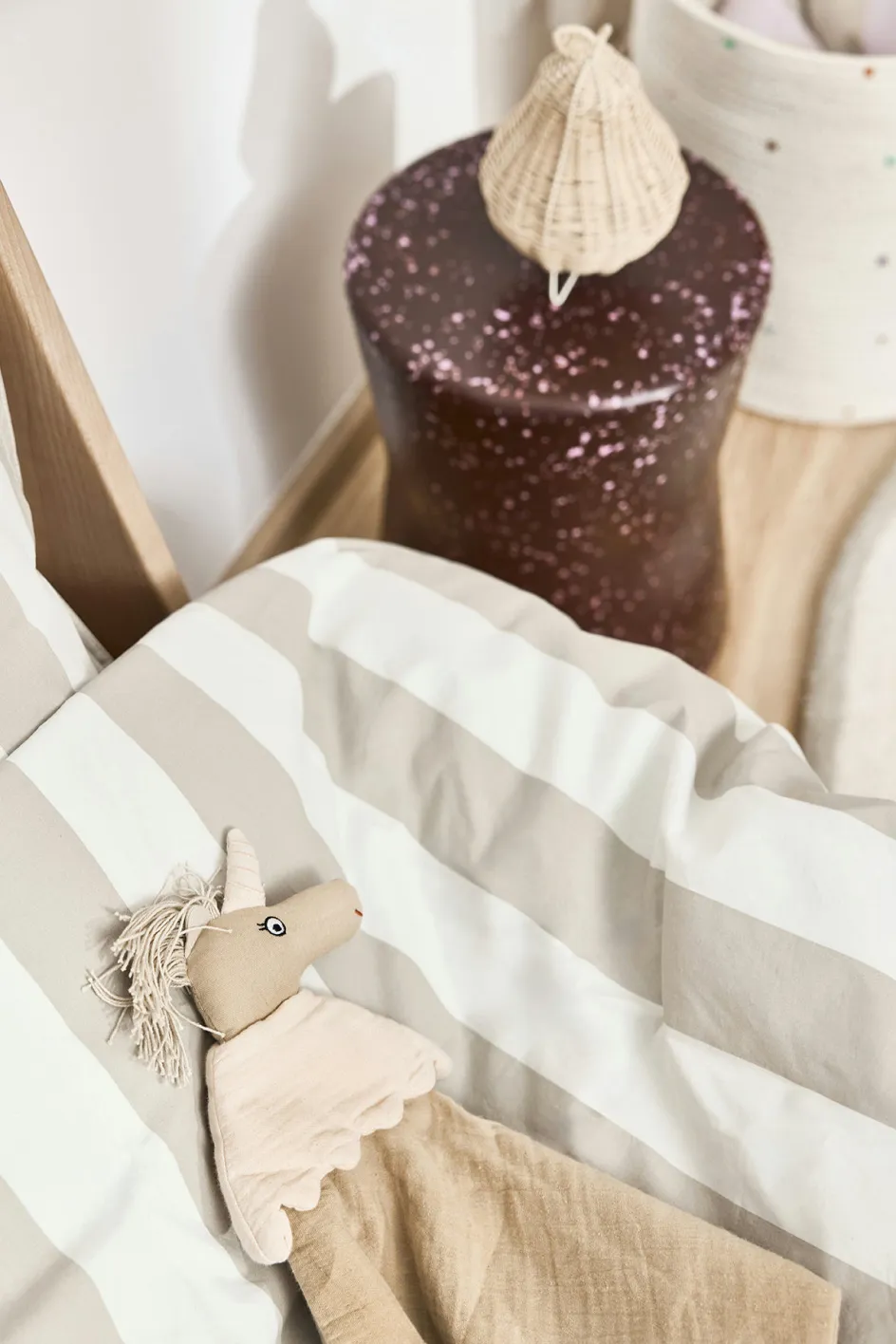 Clearance OYOY Mini Ummi Nusseklud 36x38 cm, Camel/Rose