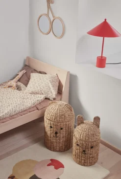 Sale Vægspejl Kirsebær H42,5 cm, Natur Børn Entre|Børneværelse