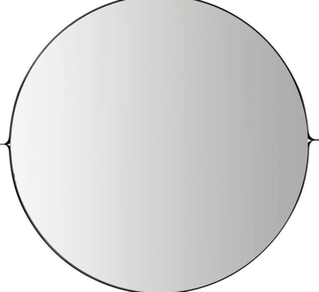 OYOY Entre|Spejle > Mira Vægspejl Ø80 cm, Brunet Messing