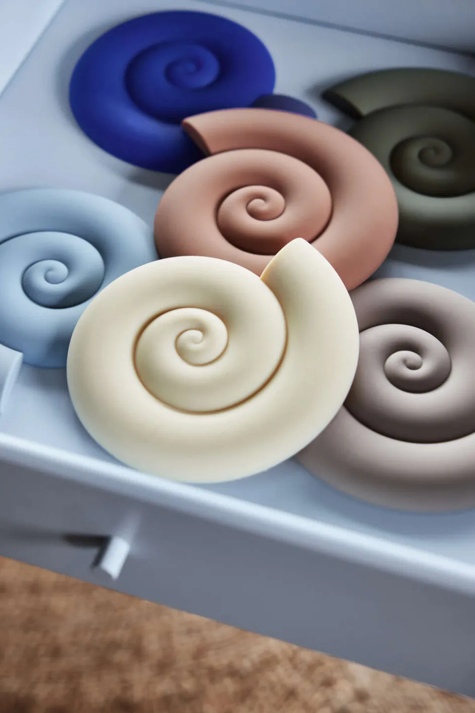 Online OYOY Nautilus Bordskåner, Dusty Blue